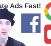Create Ads on Facebook, YouTube, and Google AdWords Today!